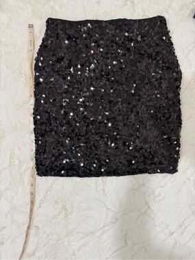 Anker Black Sequin Mini Skirt